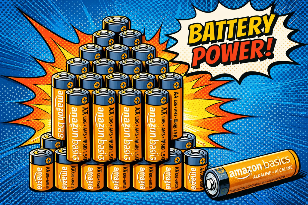 Amazonベーシック単三アルカリ乾電池