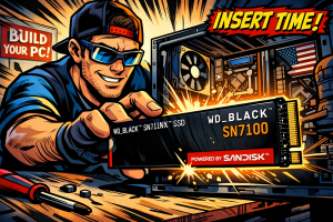 WD-BlackのSSDをパソコンで組み立てる