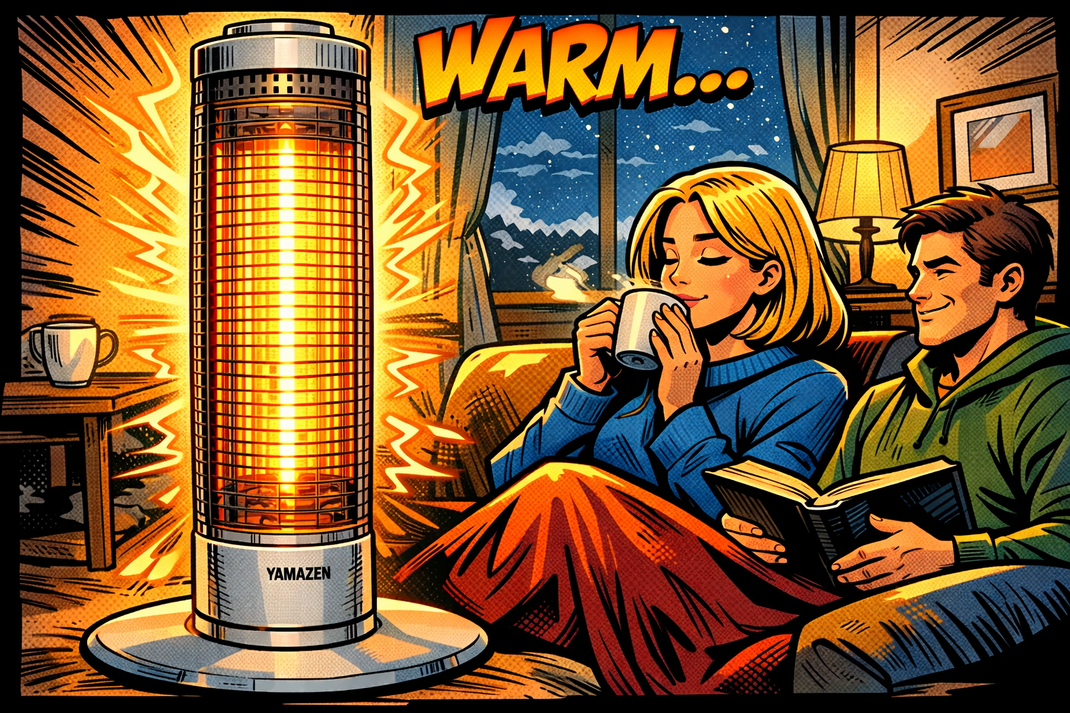 グラファイトヒーターで部屋を温める